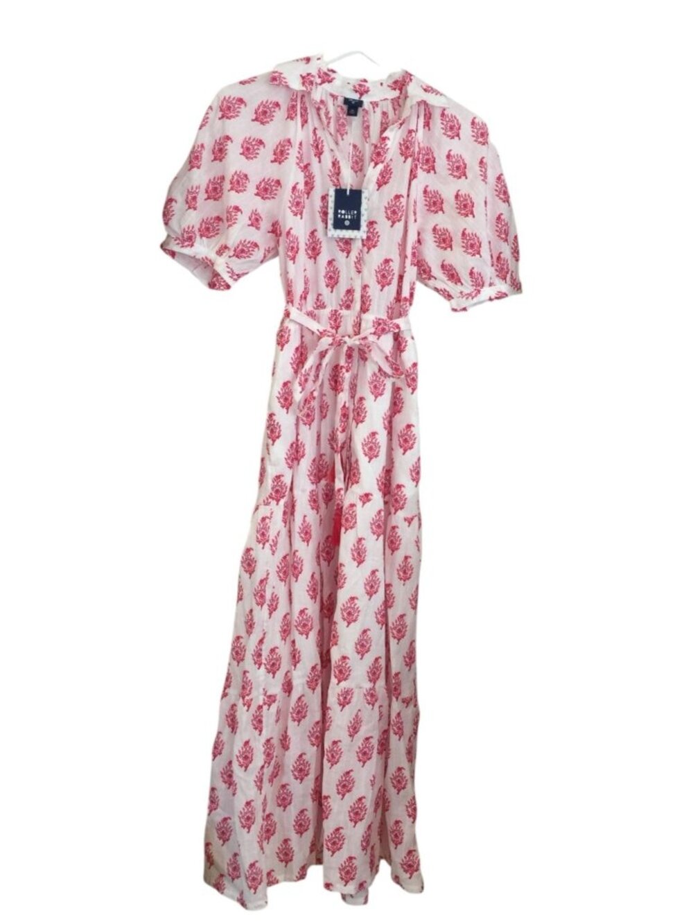 Roller Rabbit x Target XS Pink Mesilla Short Sleeve Floral Dress